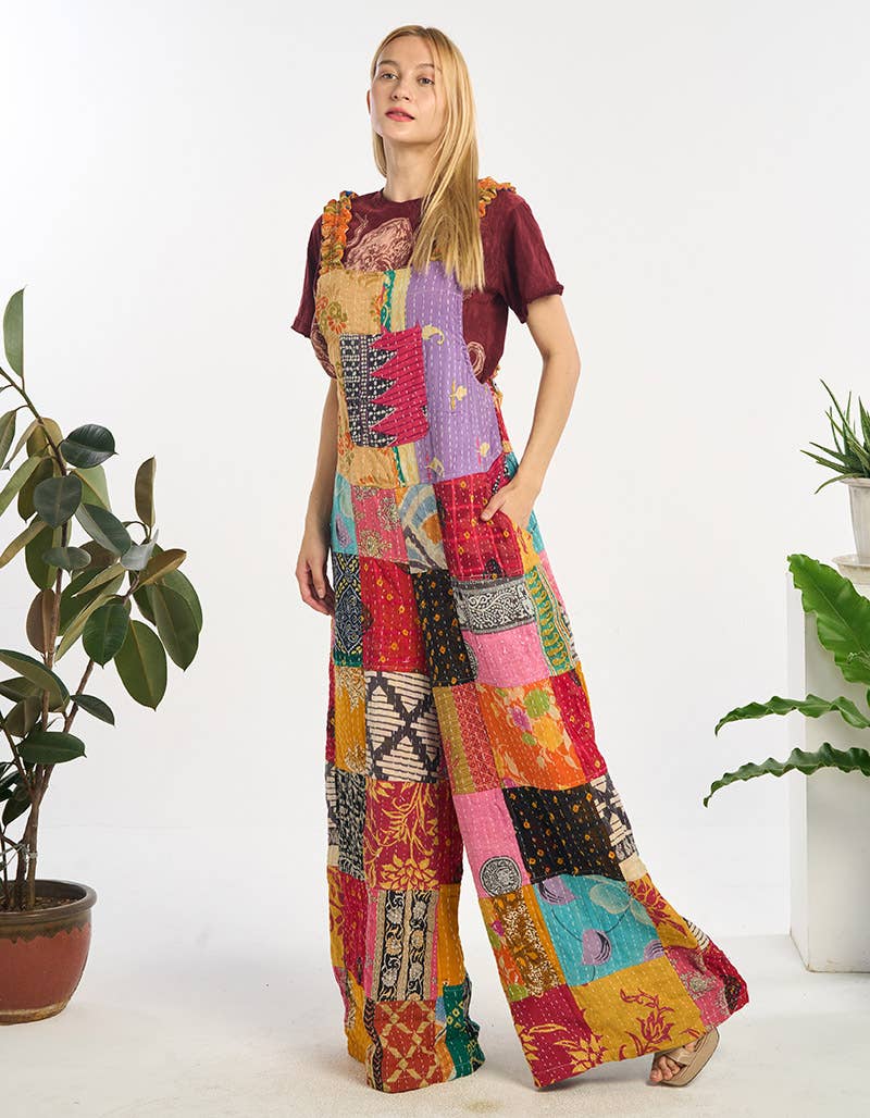 WOMENS CLOTHING-COTTON JUMPSUIT (KT-1576)