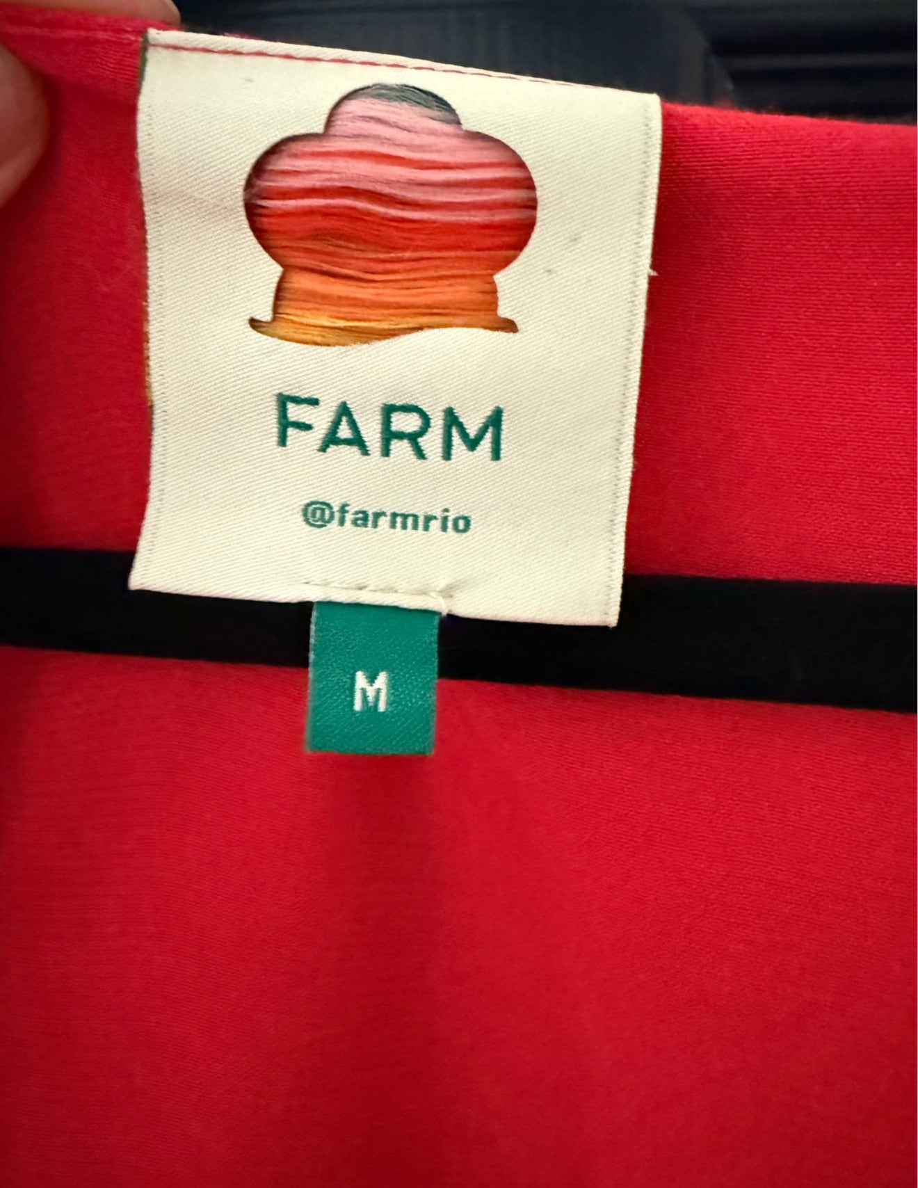 Farm Rio size medium red floral dress