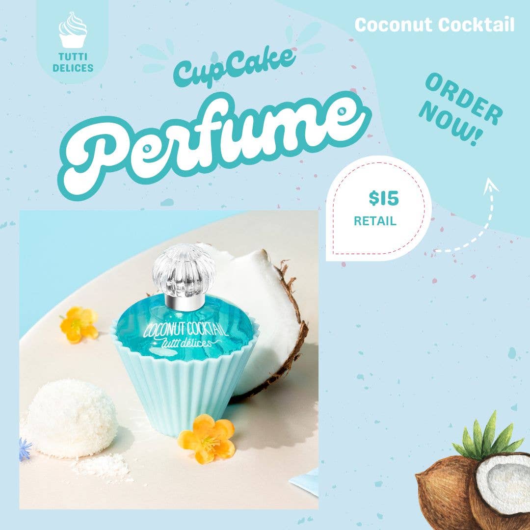 Coconut Cocktail Cupcake Perfume 1.7 oz