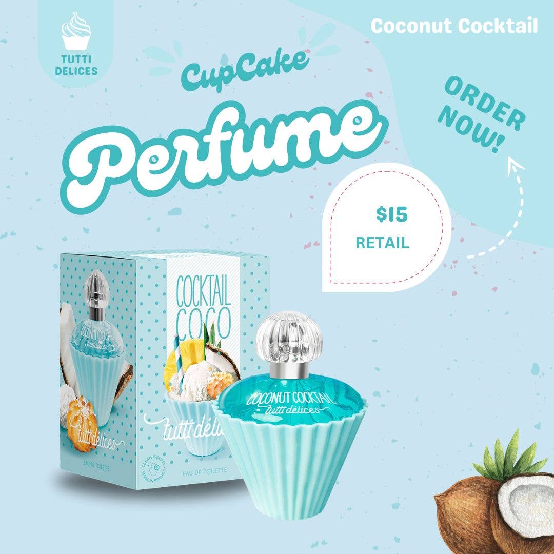 Coconut Cocktail Cupcake Perfume 1.7 oz