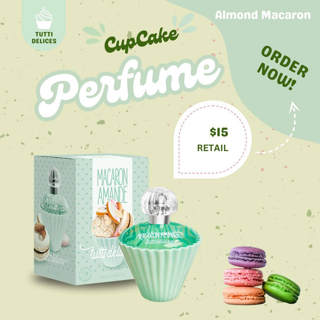 Almond Macaron Cupcake Perfume 1.7 oz